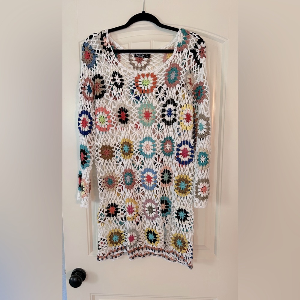 Crochet Cover Up Dress